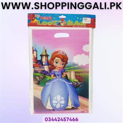 PRINCESS SOFIA THEME GOODY BAGS - PACK OF 10 GOODY BAGS - PRINCESS SOFIA GOODY BAGS