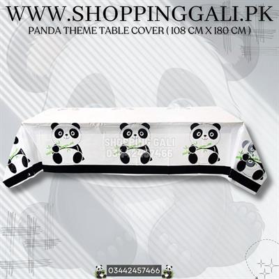 PANDA TABLE COVER FOR TABLE DECORATION ( 108 CM X 180 CM )