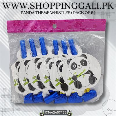 PANDA WHISTLES ( PACK OF 6 WHISTLES )