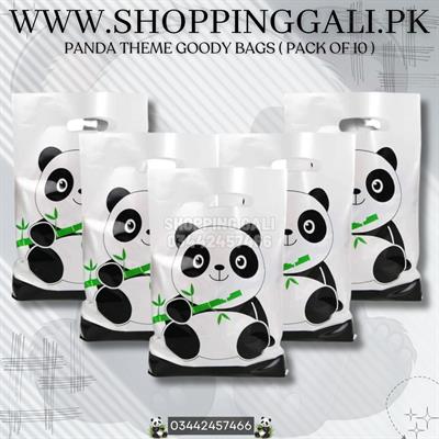 PANDA GOODY BAGS ( PACK OF 10 GIFT BAGS )