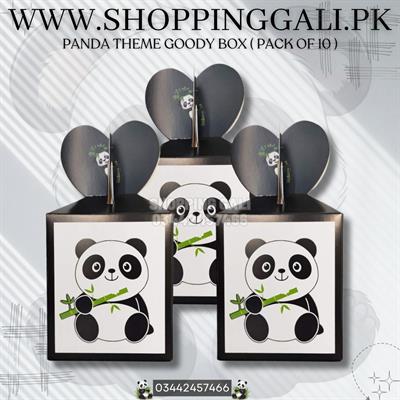 PANDA GOODY BOXES ( PACK OF 10 GIFT BOXES )