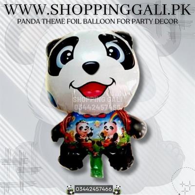 PANDA FOIL BALLOON PERFECT FOR PANDA THEME PARTY DECORATION ( 24 INCH IN SIZE )