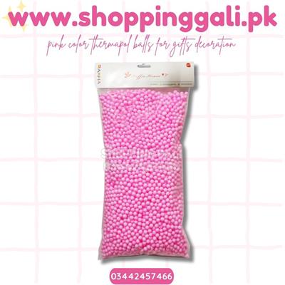 PINK THERMAPOL BALLS PACKET FOR GIFT DECORATION