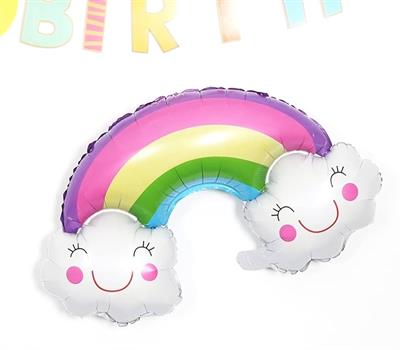 RAINBOW CLOUD FOIL BALLOON - RAINBOW THEME FOIL BALLOON