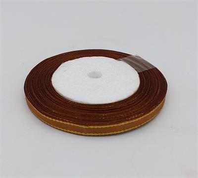 BROWN COLOR 10 METERS OF LUXURIOUS SATIN RIBBON