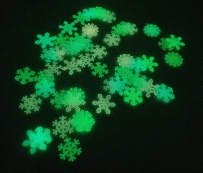 GLOWING SNOWFLAKES 3D LUMINOUS SNOWFLAKES WALL STICKER FOR KIDS ROOM DECOR