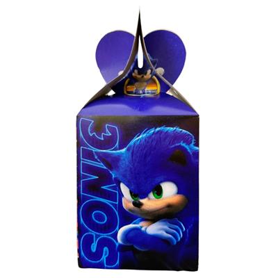 SUPER SONIC THEME GOODY BOXES IN DARK BLUE - PACK OF 10 GIFT BOX - SONIC GOODY BOX - SONIC GIFT BOX