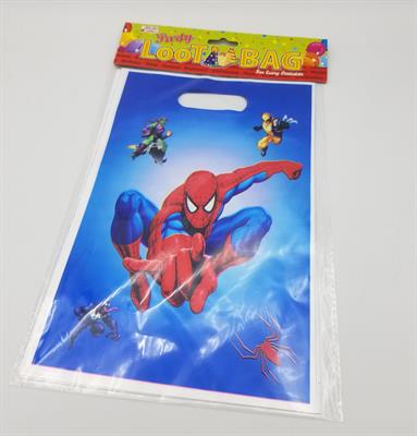 SPIDERMAN GOODY BAGS ( PACK OF 10 GIFT BAGS )