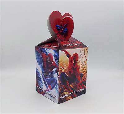 SPIDERMAN THEME GOODY BOX AMAZING - PACK OF 10 GOODY BOX - SPIDERMAN GOODY BOX