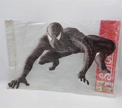 SPIDERMAN BLACK AND WHITE STICKER ( 14 INCH X 9 INCH )