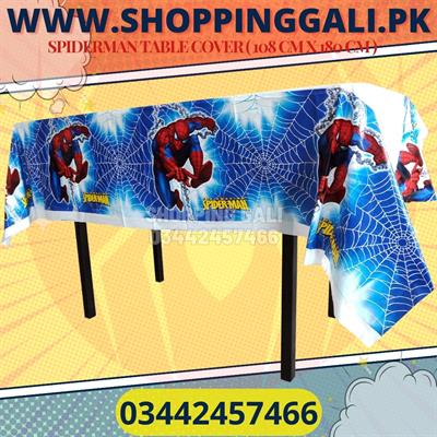 SPIDERMAN TABLE COVER FOR TABLE DECORATION ( 108 CM X 180 CM )