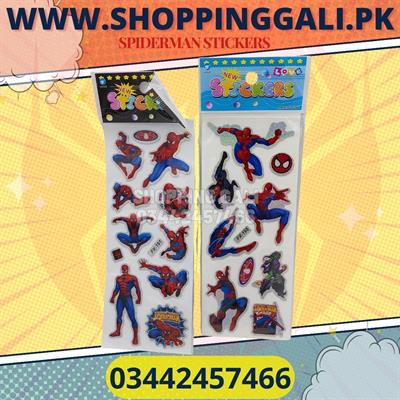 SPIDERMAN THEME STICKERS PACK FOR NOTEBOOK DIARY DECORATIONS PACK OF 3 STICKERS