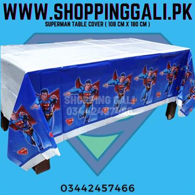 SUPERMAN TABLE COVER FOR TABLE DECORATION ( 108 CM X 180 CM )