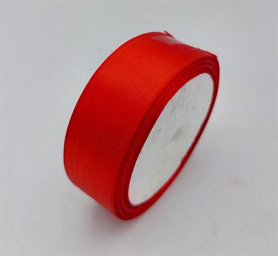 BOLD & BEAUTIFUL RED COLOR 1-INCH WIDE SATIN RIBBON BY 10 YARDS