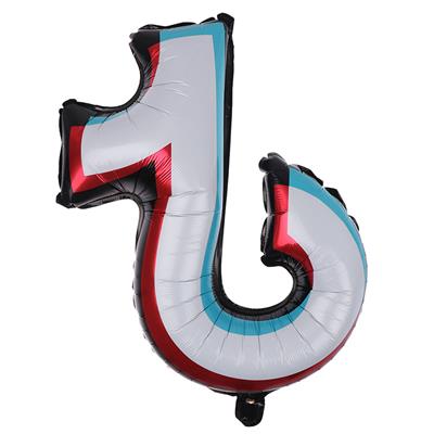 TIKTOK FOIL BALLOON FOR PARTY DECORATION ( 69 CM X 81 CM )