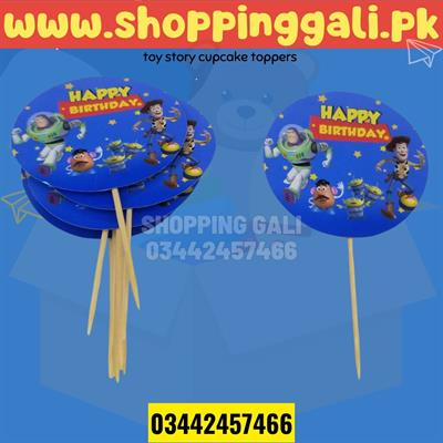 TOY STORY CUPCAKE TOPPERS ( PACK OF 10 CUPCAKE TOPPERS )