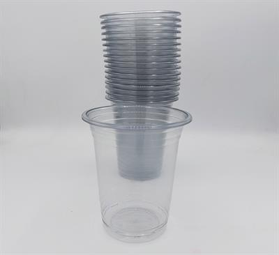 LARGE SIZE TRANSPARENT CUPS ( PACK OF 17 PLASTIC CUPS )