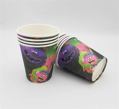 TROLLS PAPER CUPS ( PACK OF 10 PAPER CUPS )