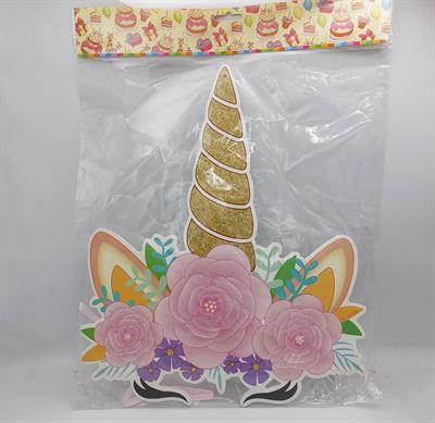 UNICORN FOAMIC HANGING FOR PARTY DECORATION ( 14.5 INCH X 12 INCH )