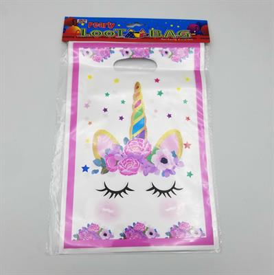 UNICORN GOODY BAGS IN WHITE COLOR ( PACK OF 10 GIFT BAGS )