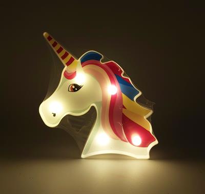 UNICORN LED LIGHT TABLE LAMP DESIGN 1 BATTERY OPERATED UNICORN FAIRY LIGHT