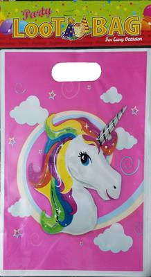 UNICORN THEME GOODY BAGS - PACK OF 10 GOODY BAGS - UNICORN GOODY BAGS