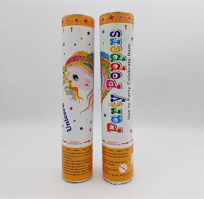 UNICORN PARTY POPPERS PACK OF 2 PARTY POPPER ( 20 CM IN SIZE )