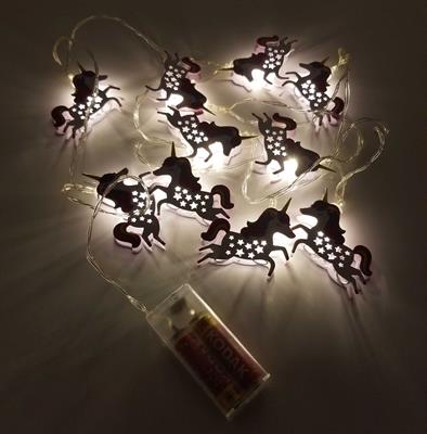 UNICORN FAIRY LIGHTS - BATTERY OPERATED FAIRY LIGHT - ROOM DECORATION FAIRY LIGHTS