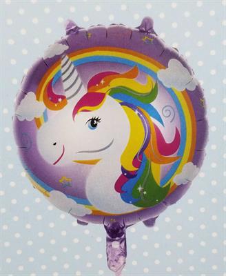 Unicorn Foil Balloon - 18 Inch - Foil Balloons - Purple Color - Girls Theme - Pack Of 1 Foil Balloon