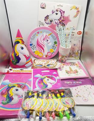 UNICORN BIRTHDAY PARTY THEME SET 2