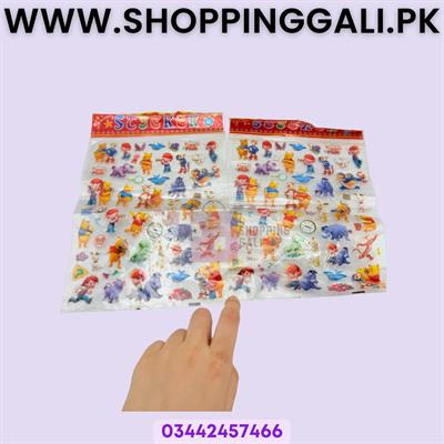 Winnie The Pooh Stickers - Multicolor - Unisex - Pack Of 2