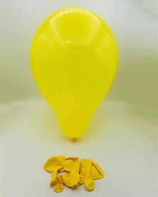 YELLOW COLOR LATEX BALLOONS PARTY DECORATION BALLOONS ( PACK OF 25 BALLOONS )