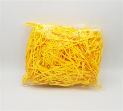 YELLOW COLOR PAPER GRASS PACKET FOR GIFT BOX DECORATION