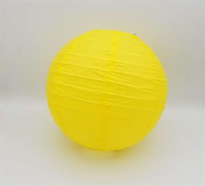 YELLOW COLOR PAPER LANTERNS 10 INCH SIZE ( SET OF 2 PAPER LANTERN )