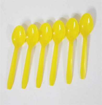 YELLOW COLOR SPOONS ( PACK OF 20 YELLOW SPOONS )