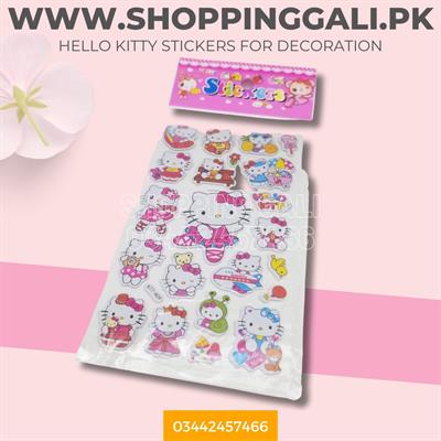 HELLO KITTY STICKERS PACK FOR GIFT DECORATION ( 1 PCS )