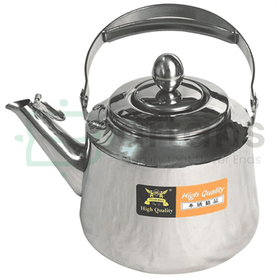 Premium Stainless Steel Mirror Finish 01 Litres Whistling Kettles with Steel Handles.