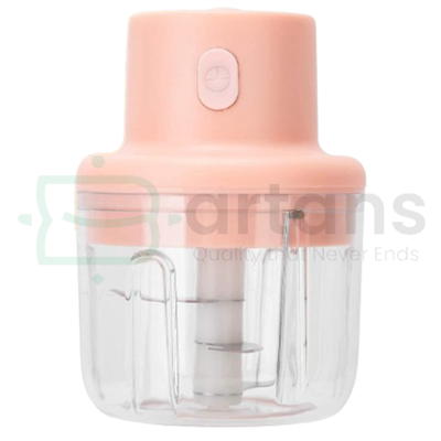 Mini Wireless USB Electric Food Chopper - Rechargeable Stainless Steel Grinder