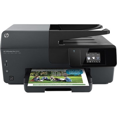HP - Officejet Pro 6830 Wireless e-All-In-One Printer - Black