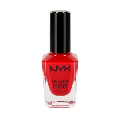 NAIL LACQUER - VINYL RED - HOT MAGENTA RED