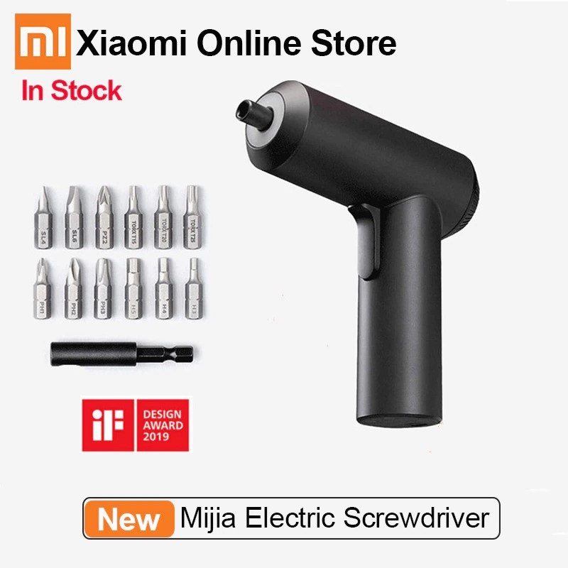 Xiaomi Mijia Home Electric Screwdriver with 12 Pieces S2 Bits