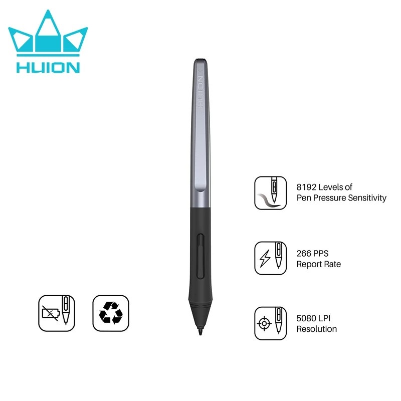 HUION PW100 Battery-Free Stylus Digital Pen for Huion H640P H610PRO V2 H420X H580X H610X HS611