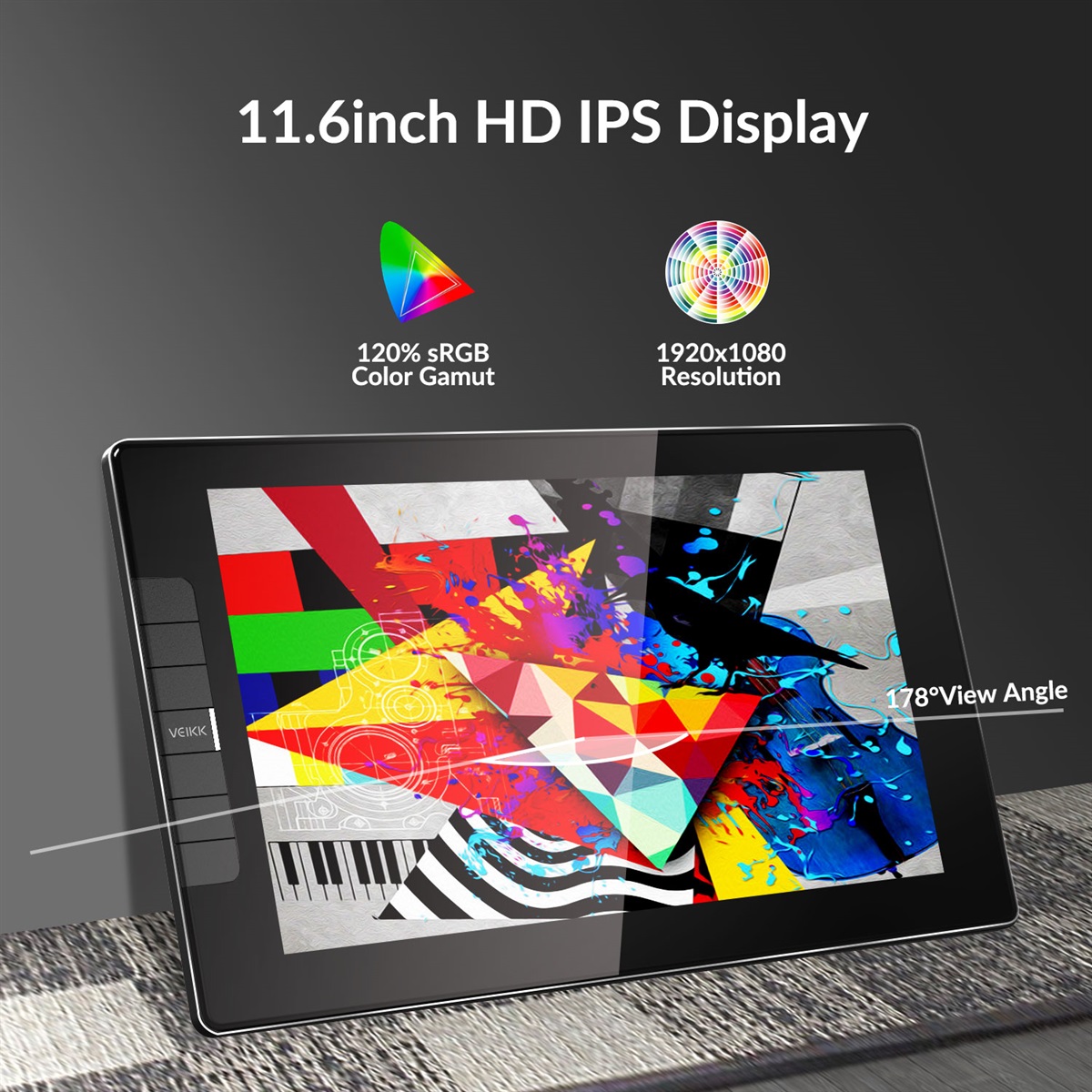 Veikk VK1200 Pen Display Tablet 11.6 inch