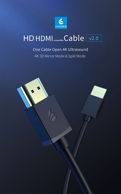  XIAOMI YOUPIN HACG2901 HAGIBIS HDMI HD CABLE, CABLE LENGTH: 2M (BLACK)