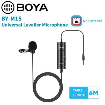 BOYA BY-M1S Professional Lavalier Lapel Microphone