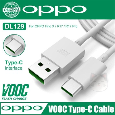 GENUINE OPPO DL129 VOOC USB TYPE C TO TYPE A CHARGING DATA CABLE