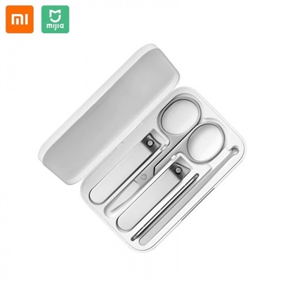 Xiaomi Mijia Nail Clippers 5pcs High Quality Stainless Steel Portable Set - Silver