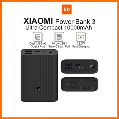 Xiaomi Mi Power Bank 3 10000 MAH Ultra Compact