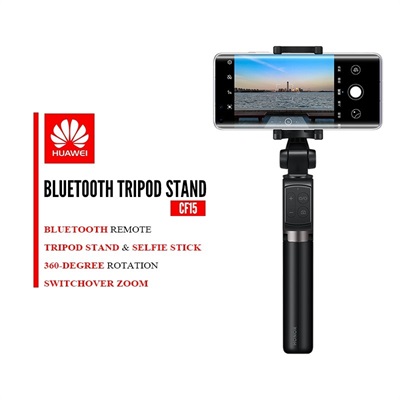 Huawei CF15 Pro Bluetooth Selfie Stick Tripod -Black