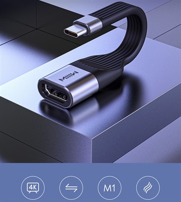 Xiaomi Youpin MIIIW USB C to HDMI Cable 4K Type C HDMI Converter for MacBook